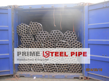 welded steel pipe exported